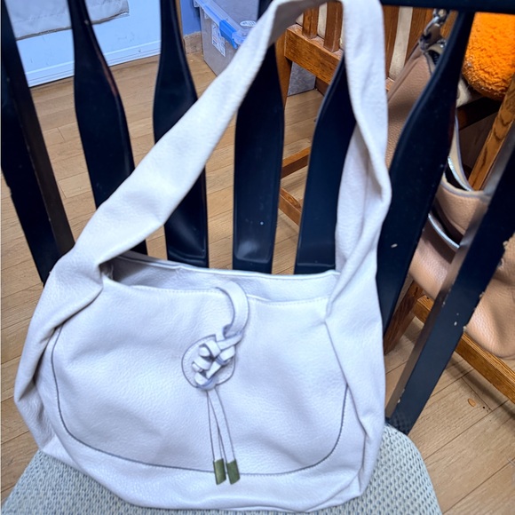 Handbags - Elegant Cream Shoulder Bag